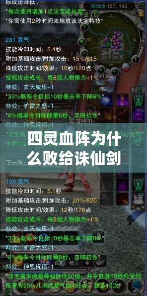 四靈血陣為什么敗給誅仙劍（噬魂棒VS誅仙劍：誰更強大？）
