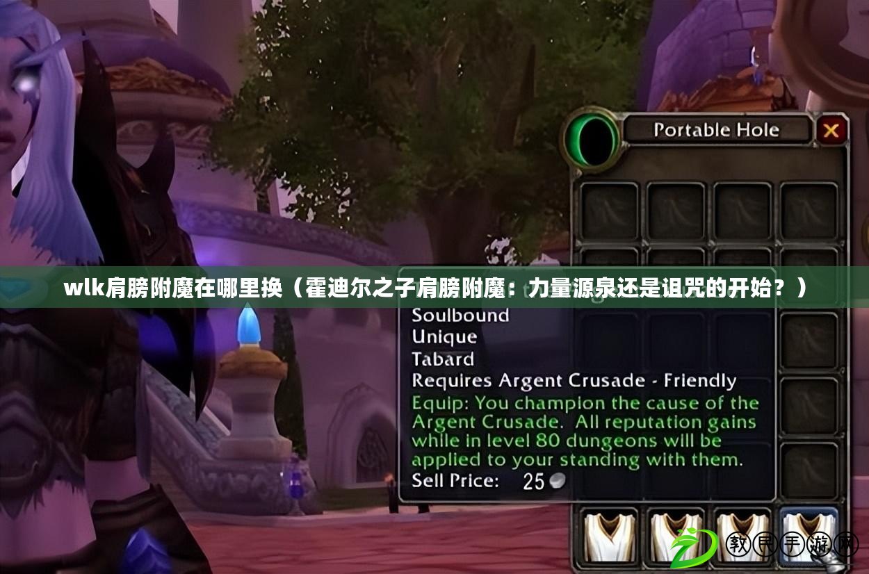 wlk肩膀附魔在哪里換（霍迪爾之子肩膀附魔：力量源泉還是詛咒的開始？）
