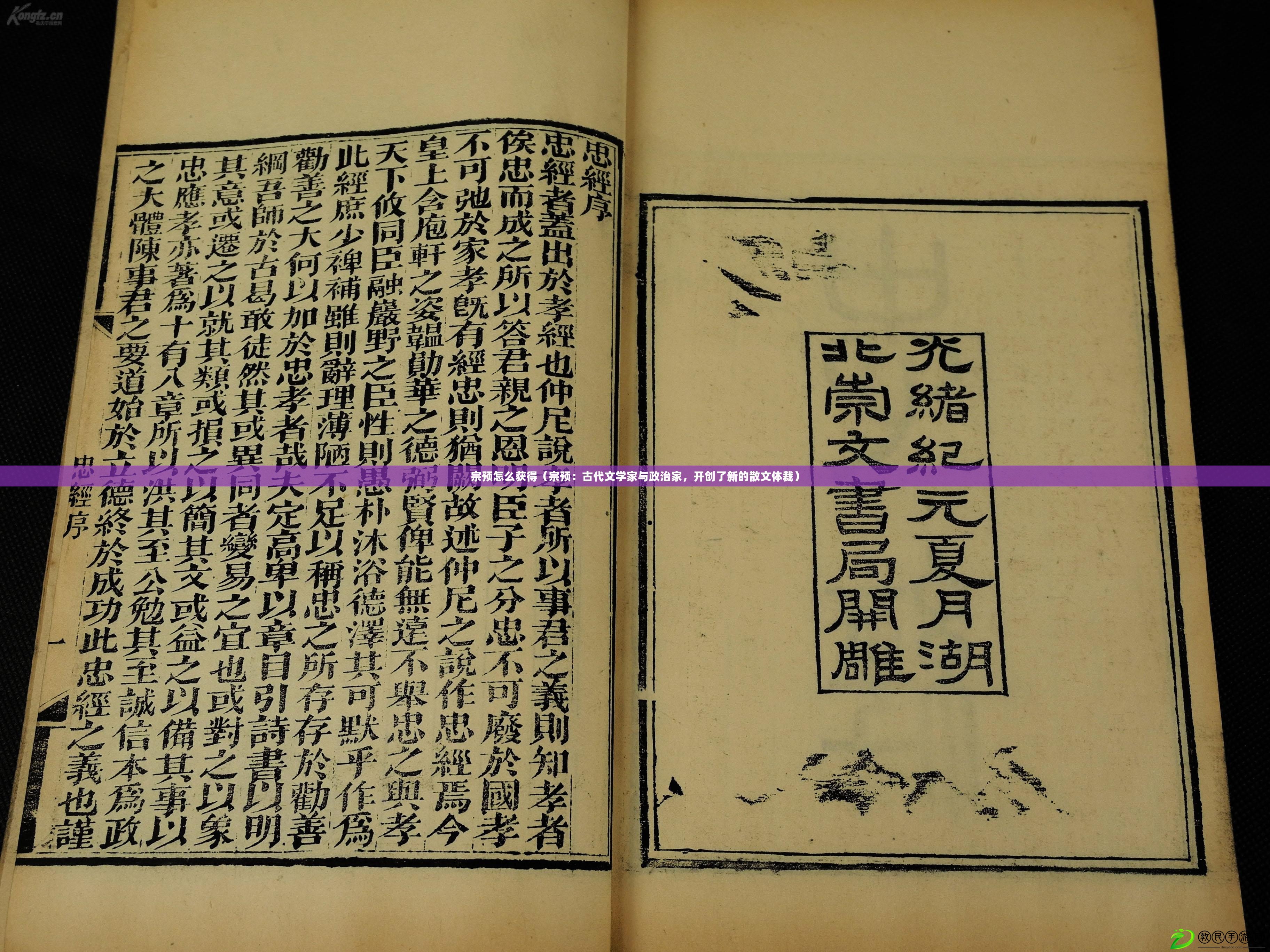 宗預怎么獲得（宗預：古代文學家與政治家，開創了新的散文體裁）