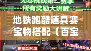 地鐵跑酷道具賽寶物搭配（百寶盛典：以最高分數搭配，創造無盡可能?。? title=