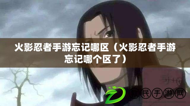 火影忍者手游忘記哪區（火影忍者手游忘記哪個區了）