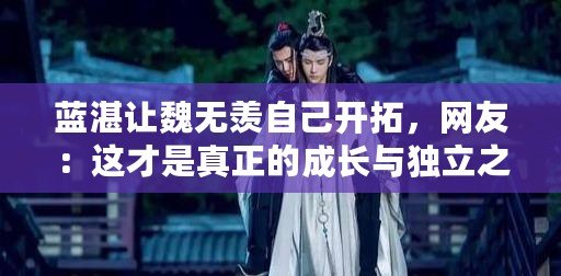 藍湛讓魏無羨自己開拓，網友：這才是真正的成長與獨立之路！