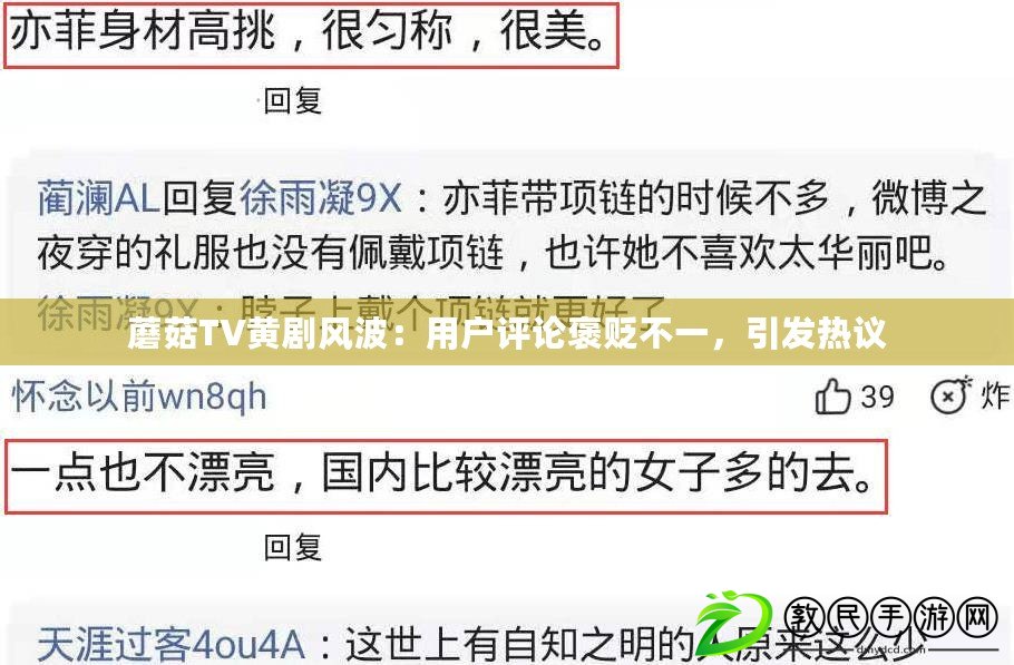 蘑菇TV黃劇風波：用戶評論褒貶不一，引發熱議