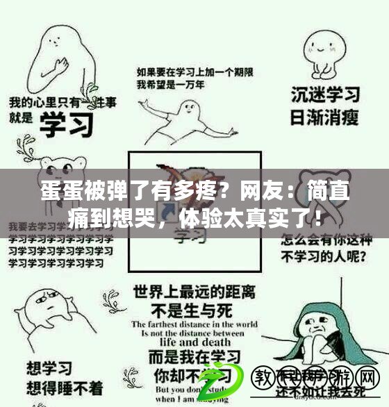 蛋蛋被彈了有多疼？網友：簡直痛到想哭，體驗太真實了！