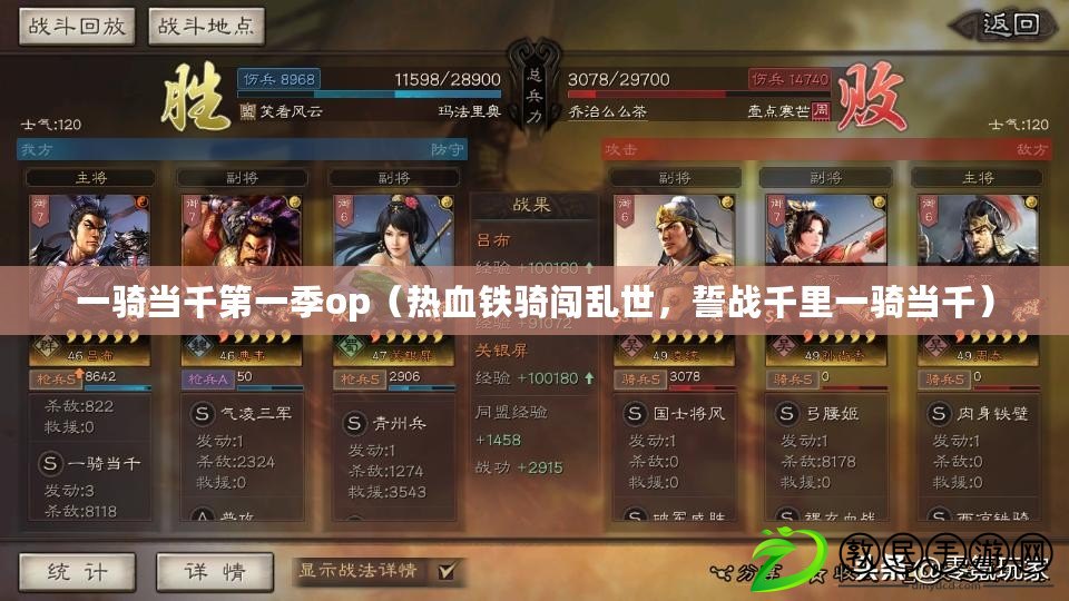 一騎當千第一季op（熱血鐵騎闖亂世，誓戰千里一騎當千）