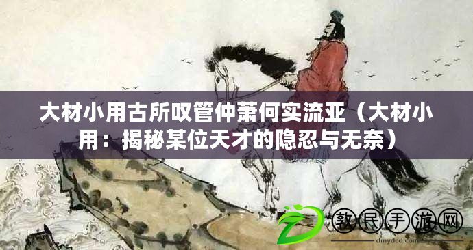 大材小用古所嘆管仲蕭何實流亞（大材小用：揭秘某位天才的隱忍與無奈）