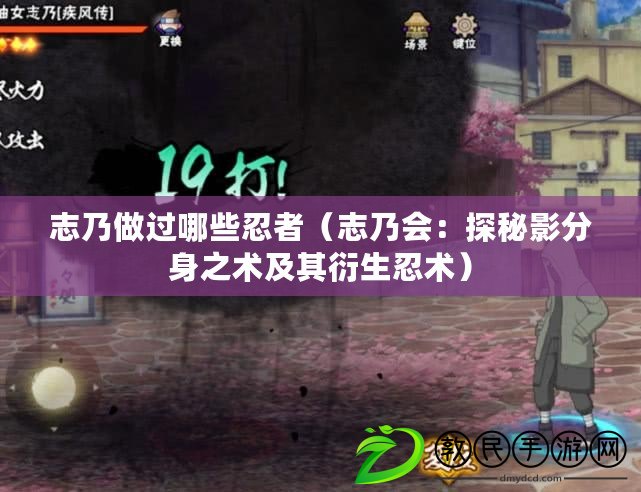 志乃做過哪些忍者（志乃會：探秘影分身之術及其衍生忍術）