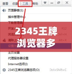 2345王牌瀏覽器多標簽與多窗口設置