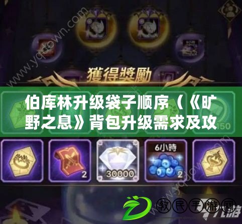 伯庫林升級袋子順序（《曠野之息》背包升級需求及攻略指南）