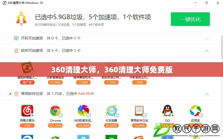 360清理大師，360清理大師免費版