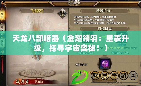 天龍八部暗器（金翅翎羽：星表升級，探尋宇宙奧秘?。? title=