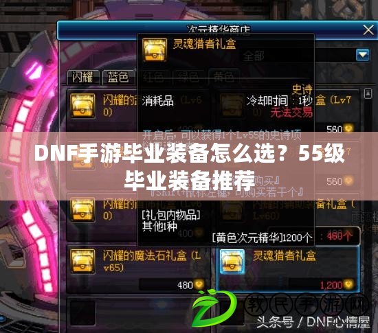 DNF手游畢業裝備怎么選？55級畢業裝備推薦