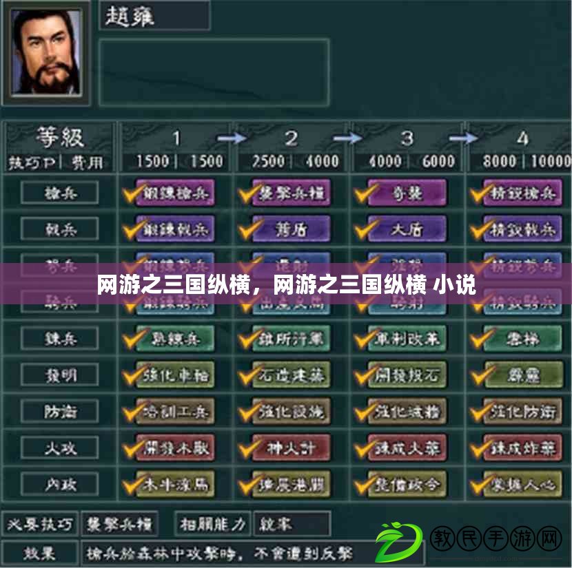 網游之三國縱橫，網游之三國縱橫 小說