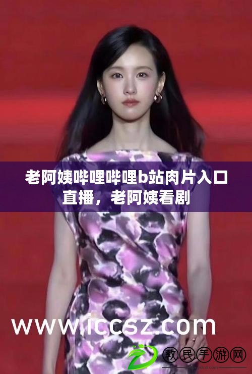 老阿姨嗶哩嗶哩b站肉片入口直播，老阿姨看劇