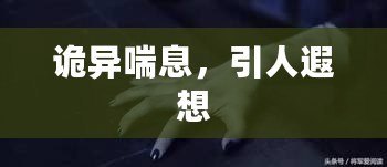 詭異喘息，引人遐想