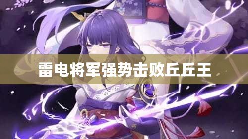 雷電將軍強勢擊敗丘丘王