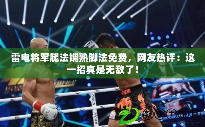 雷電將軍腿法嫻熟腳法免費，網友熱評：這一招真是無敵了！