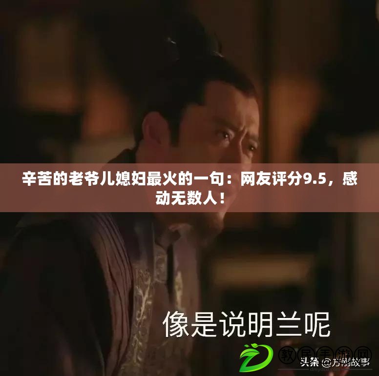 辛苦的老爺兒媳婦最火的一句：網友評分9.5，感動無數人！
