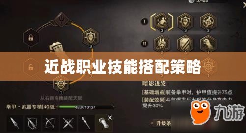 近戰職業技能搭配策略