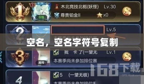 空名，空名字符號復制