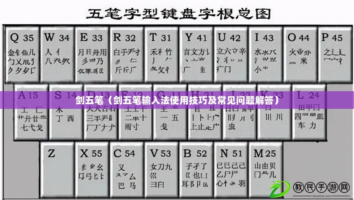劍五筆（劍五筆輸入法使用技巧及常見問題解答）