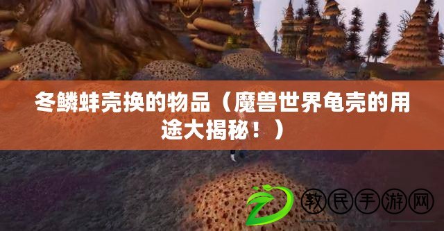 冬鱗蚌殼換的物品（魔獸世界龜殼的用途大揭秘?。? title=