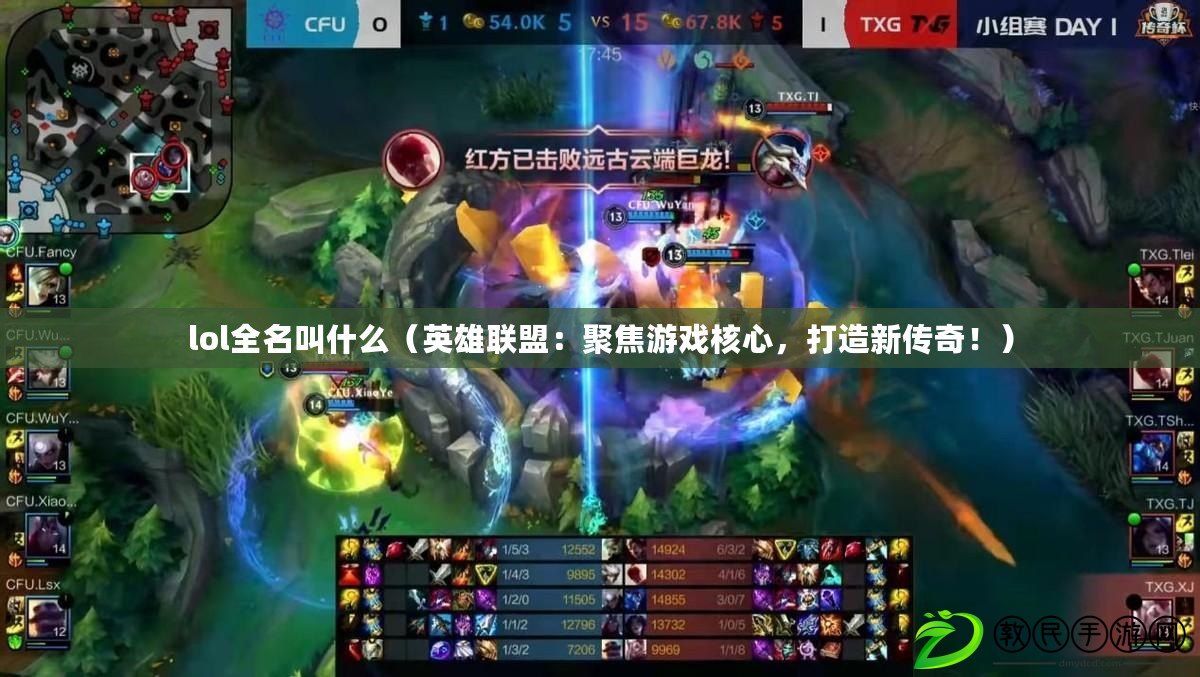 lol全名叫什么（英雄聯盟：聚焦游戲核心，打造新傳奇?。? title=