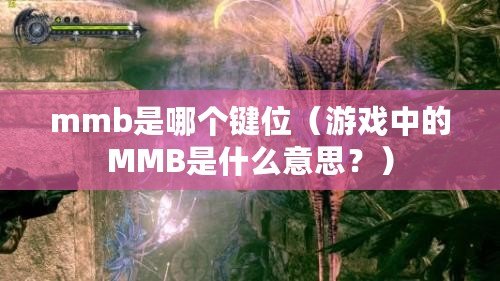 mmb是哪個鍵位（游戲中的MMB是什么意思？）