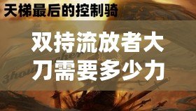雙持流放者大刀需要多少力量（雙持流放者大刀打中心所需力量究竟是多少？）