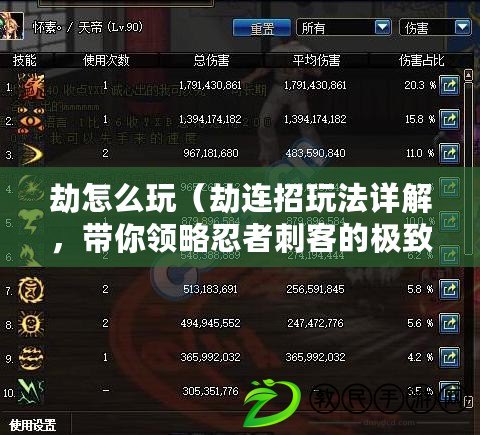 劫怎么玩（劫連招玩法詳解，帶你領略忍者刺客的極致操作技巧?。? title=