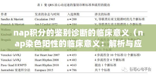 nap積分的鑒別診斷的臨床意義（nap染色陽性的臨床意義：解析與應用）