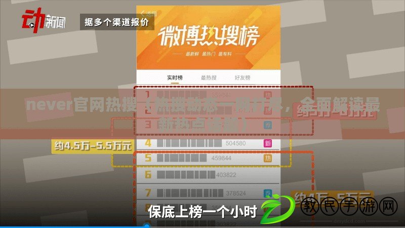 never官網熱搜（熱搜動態一網打盡，全面解讀最新熱點話題）