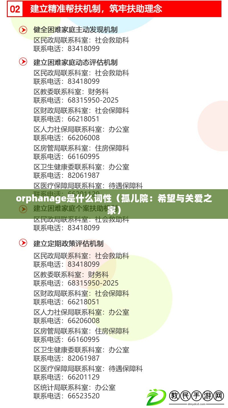 orphanage是什么詞性(孤兒院:希望與關愛之家) orphanage是什么詞性(孤兒院:希望與關愛之家)