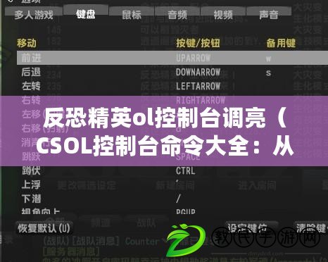 反恐精英ol控制臺調亮（CSOL控制臺命令大全：從基礎到高級，助你成為游戲操作達人?。? title=