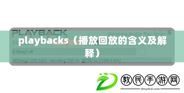 playbacks（播放回放的含義及解釋）