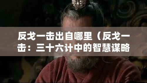 反戈一擊出自哪里（反戈一擊：三十六計中的智慧謀略之一）