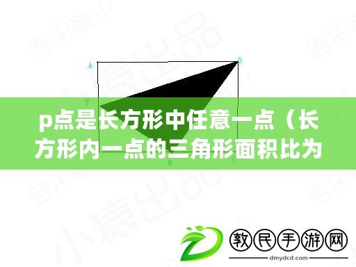 p點是長方形中任意一點(長方形內一點的三角形面積比為中心) p點是長方形中任意一點(長方形內一點的三角形面積比為中心)