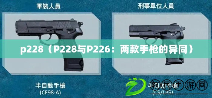 p228(P228與P226:兩款手槍的異同) p228(P228與P226:兩款手槍的異同)