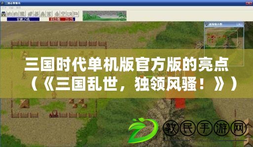 三國時代單機版官方版的亮點（《三國亂世，獨領風騷！》）