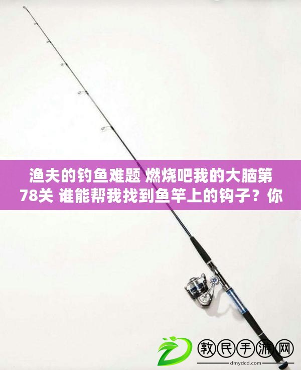 漁夫的釣魚難題 燃燒吧我的大腦第78關 誰能幫我找到魚竿上的鉤子？你能幫漁夫找到魚竿上的鉤子嗎？