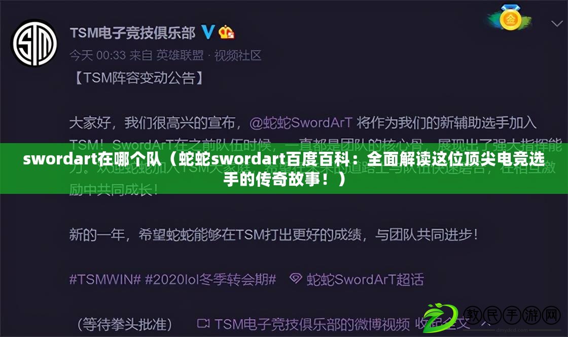 swordart在哪個隊（蛇蛇swordart百度百科：全面解讀這位頂尖電競選手的傳奇故事?。? title=