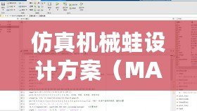 仿真機械蛙設計方案（MATLAB機器人仿真：實現精準控制與智能路徑規劃）