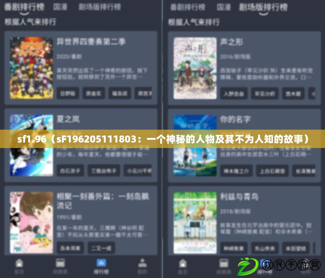 sf1.96(sF196205111803:一個神秘的人物及其不為人知的故事) sf1.96(sF196205111803:一個神秘的人物及其不為人知的故事)