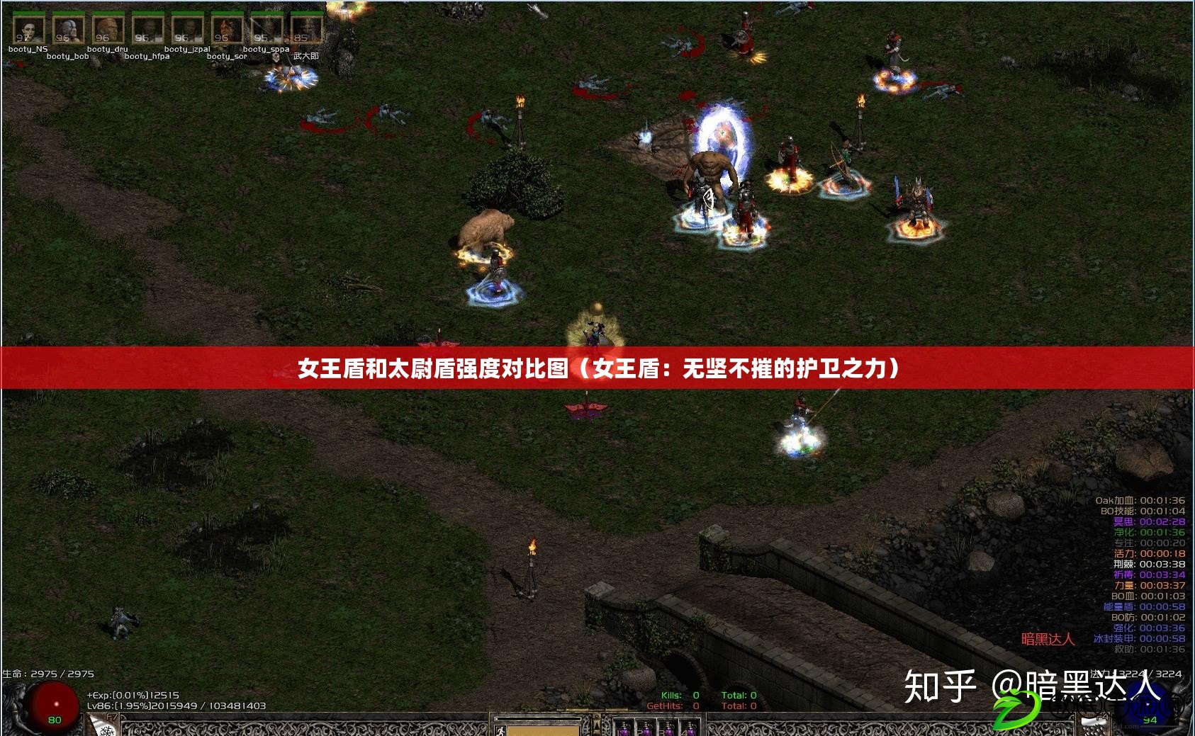 女王盾和太尉盾強度對比圖（女王盾：無堅不摧的護衛之力）