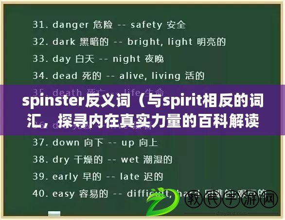 spinster反義詞（與spirit相反的詞匯，探尋內在真實力量的百科解讀）