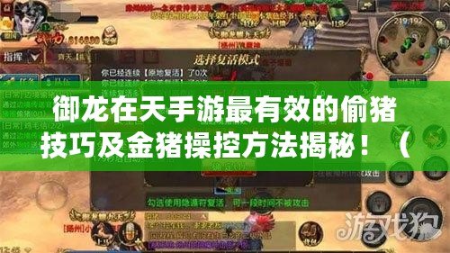 御龍在天手游最有效的偷豬技巧及金豬操控方法揭秘?。ǔ蔀橛堅谔焓钟沃械呢i之王，掌握三金豬的獨門秘訣?。? title=